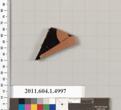 Terracotta fragment of a kylix (drinking cup)