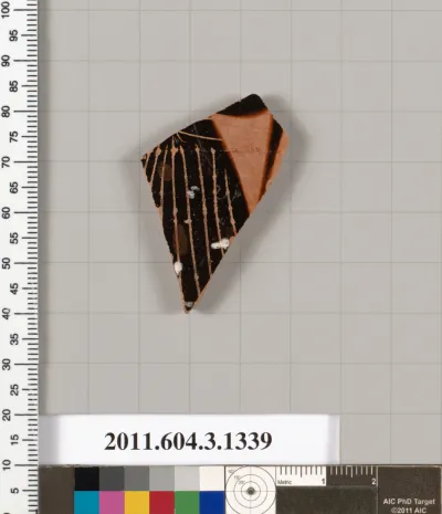 Terracotta fragment of a skyphos (deep drinking cup)