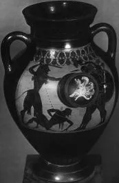 AMPHORA, BELLY, TYPE B (ATHENIAN, BLACK-FIGURE)