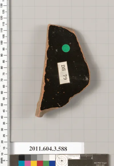 Terracotta fragment of a column-krater (bowl for mixing wine and water)