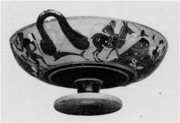 CUP A (ATHENIAN, BLACK-FIGURE)