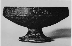 CUP (ETRUSCAN, BLACK GLAZE)