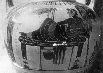 AMPHORA, NECK (ATHENIAN, BLACK-FIGURE)