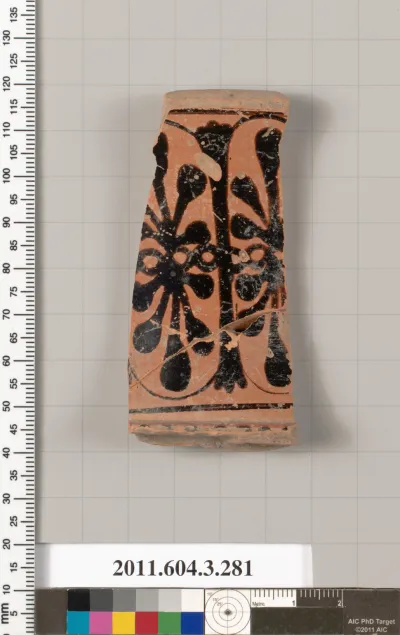 Terracotta fragment of a neck-amphora (jar)