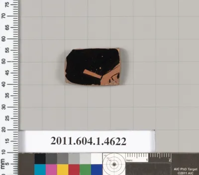 Terracotta fragment of a kylix (drinking cup)