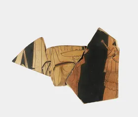 KRATER, CALYX, FRAGMENTS (ATHENIAN, RED-FIGURE)