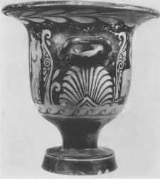 KRATER, BELL (SOUTH ITALIAN, PAESTAN, RED-FIGURE)