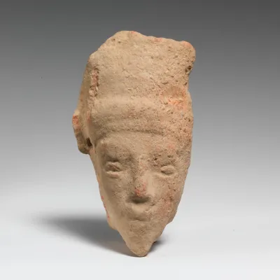 Fragment of a terracotta head