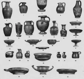 Vase (ATHENIAN, BLACK GLAZE)