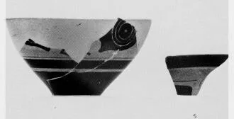 MASTOID, FRAGMENT (ATHENIAN, BLACK-FIGURE)