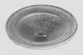 PLATE (ETRUSCAN, BUCCHERO)