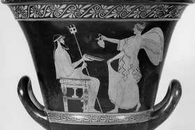 KRATER, CALYX (ATHENIAN, RED-FIGURE)
