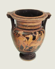 KRATER, COLUMN (ATHENIAN, RED-FIGURE)