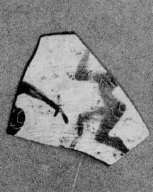 CHALICE, FRAGMENT (EAST GREEK, NAUCRATITE, BLACK-FIGURE)