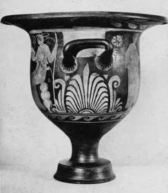 KRATER, BELL (SOUTH ITALIAN, APULIAN, RED-FIGURE)