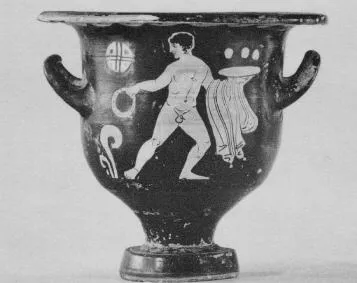 KRATER, BELL (SOUTH ITALIAN, APULIAN, RED-FIGURE)