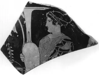 LOUTROPHOROS, FRAGMENT (ATHENIAN, RED-FIGURE)