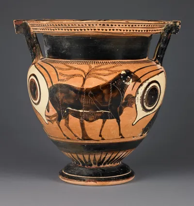 Attic Black-Figure Column Krater