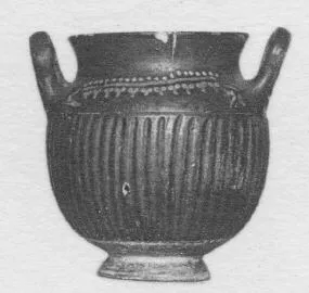 KRATER (SOUTH ITALIAN, GNATHIAN, BLACK GLAZE)