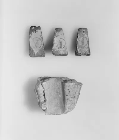 Three loom weights