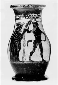 OLPE (ATHENIAN, BLACK-FIGURE)
