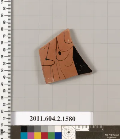 Terracotta fragment of a skyphos (deep drinking cup)