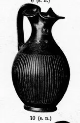 OINOCHOE (SOUTH ITALIAN, GNATHIAN, BLACK GLAZE)
