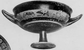 CUP, LITTLE MASTER BAND (ATHENIAN, BLACK-FIGURE)