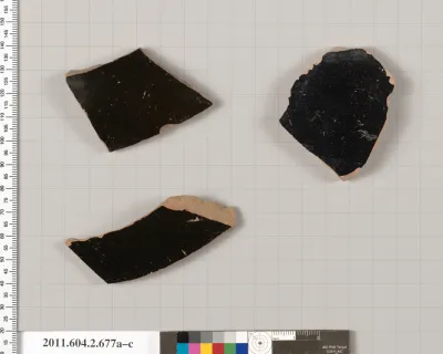 Terracotta fragments of column-kraters (bowls for mixing wine and water)