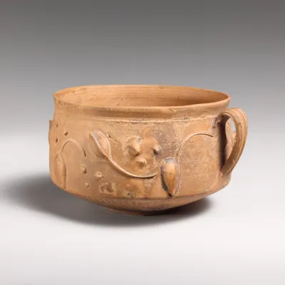 Terracotta cup