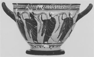 SKYPHOS (ATHENIAN, BLACK-FIGURE)