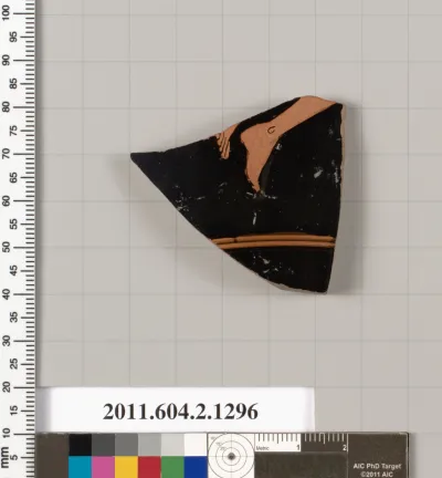 Terracotta fragment of a skyphos (deep drinking cup)