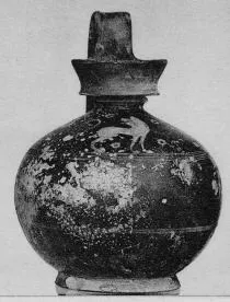 OINOCHOE (CORINTHIAN, BLACK GLAZE)