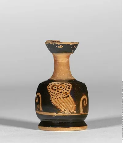 Attisch rotfigurige Bauchlekythos