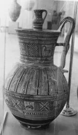 PITCHER (ATHENIAN GEOMETRIC, SILHOUETTE)