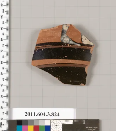 Terracotta fragment of a lekythos (oil flask)