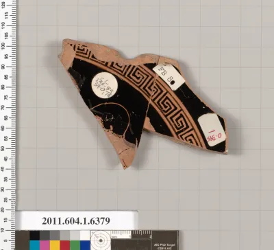 Terracotta fragment of a kylix (drinking cup)