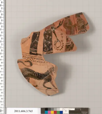 Terracotta fragment of a neck-amphora (jar)