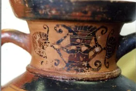 AMPHORA, NECK (ATHENIAN, BLACK-FIGURE)