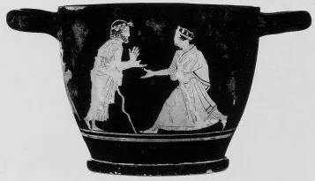 SKYPHOS (ATHENIAN, RED-FIGURE)