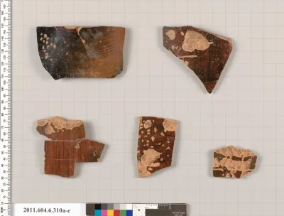 Terracotta fragments of closed shapes