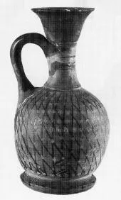 LEKYTHOS (ATHENIAN, BLACK PATTERN)