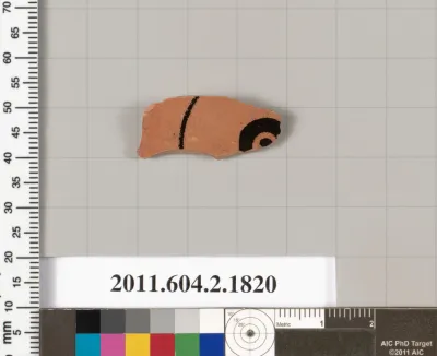 Terracotta fragment of a skyphos (deep drinking cup)