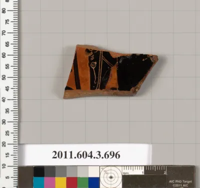 Terracotta fragment of a hydria (water jar)