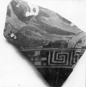 KRATER, BELL, FRAGMENT (ATHENIAN, RED-FIGURE)