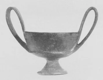 KANTHAROS (ETRUSCAN, BUCCHERO)