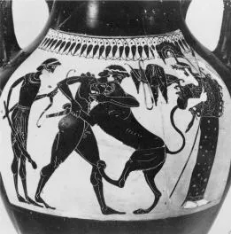 AMPHORA, BELLY, TYPE B (ATHENIAN, BLACK-FIGURE)