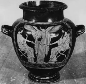 STAMNOS (ATHENIAN, RED-FIGURE)