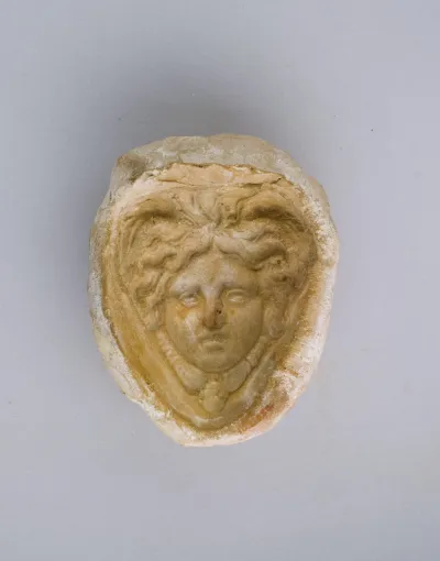 Mold of head of Medusa