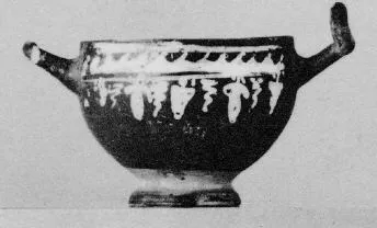 SKYPHOS (SOUTH ITALIAN, APULIAN, BLACK GLAZE)